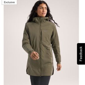 BRAND NEW ARCTERYX ATOM LONG COAT WOMEN'S